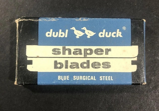 DUBLDuck Acero Quirúrgico Azul Sueco Pearlduck Inc Hojas más afiladas 1 Caja de 6 +1