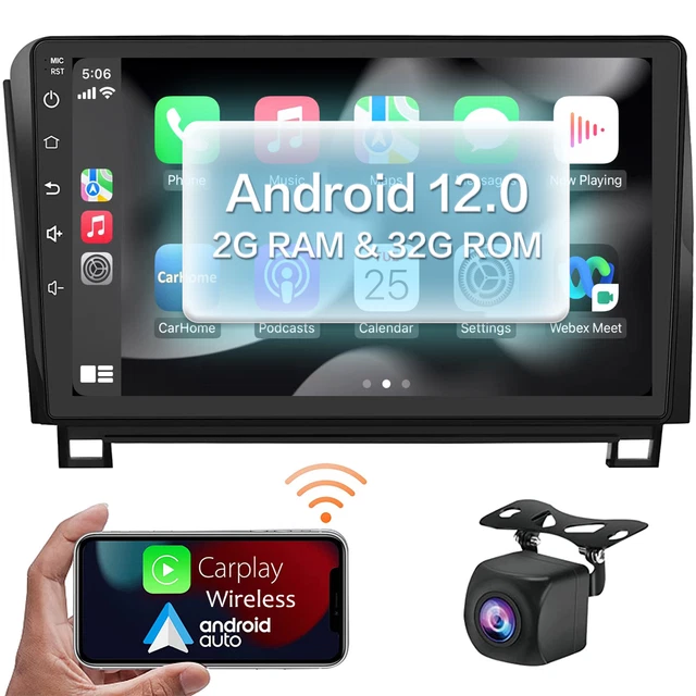 APPLE CARPLAY CAR Stereo GPS Radio For Toyota Tundra 2007-2013 Sequoia 2008-2019