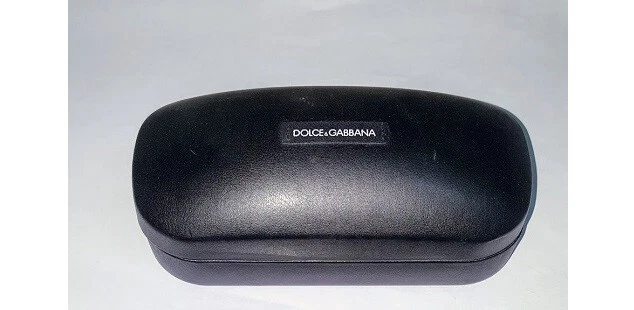 Dolce & Gabbana Custodia Large Black Nero Case Fodero Bag Astuccio Box