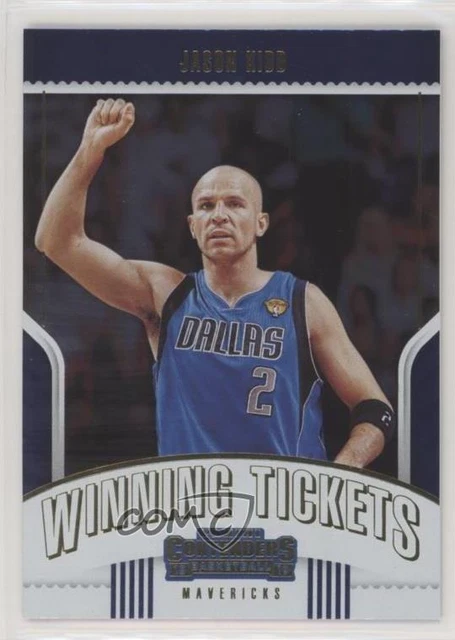 2018-19 Panini Contenders Winning Tickets Jason Kidd #16 HOF