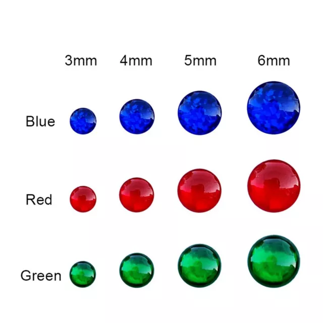 300 Stck. Einfarbig 3D Holographisch Angeln Köder Augen für verschiedene Handw