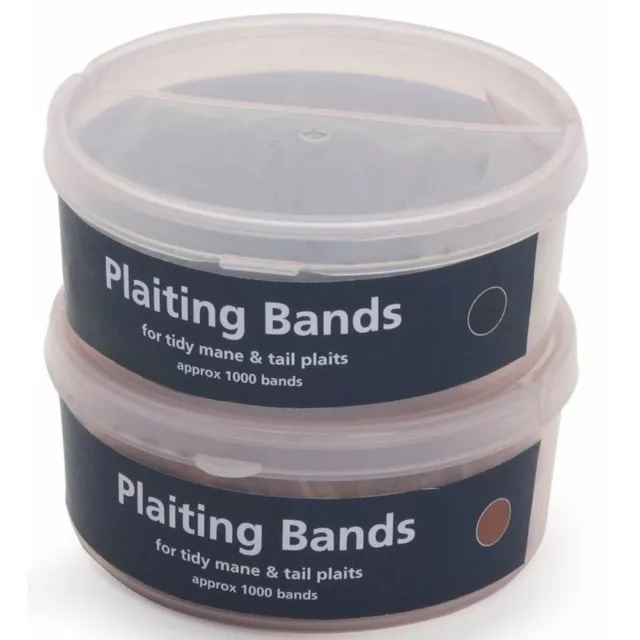 Shires Ezi-Groom Plaiting Bands Tub