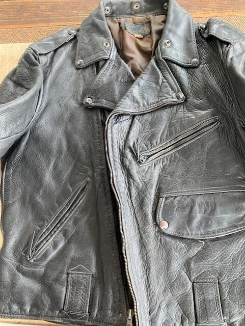 buco horsehide leather motorcycle jacket