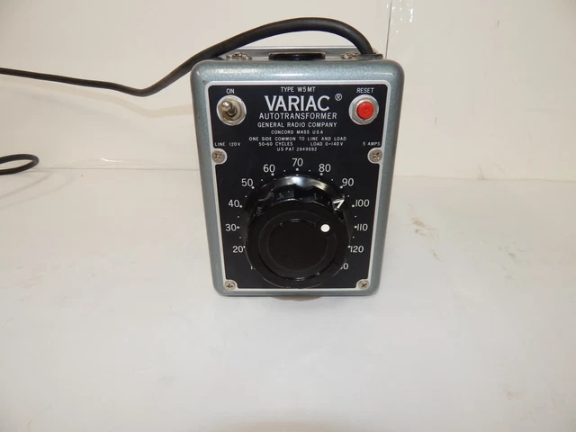 ^^ General Radio Company Variac Autotransformer Type W5 Mt (Gcv24)