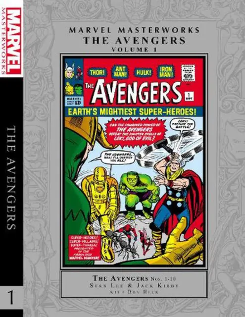 Marvel Masterworks: The Avengers Vol. 1 by Stan Lee (English) Hardcover Book