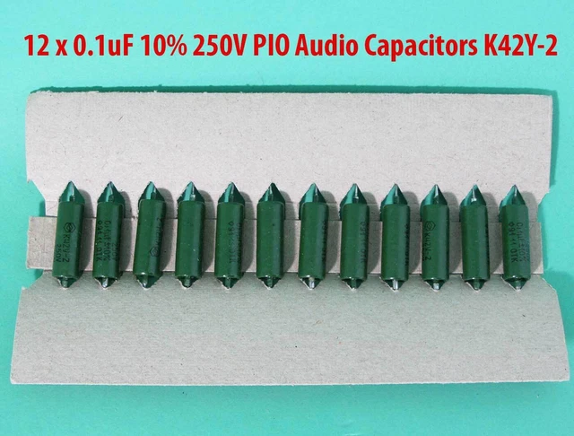 Condensatori PIO URSS 4 Condensatori PIO (Paper In Oil) 0.1uF 500V - Foto 6