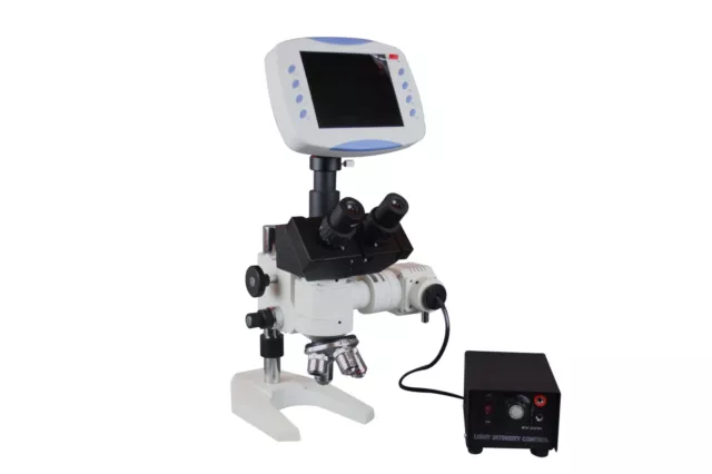 Trioculaire Incident Lumière Microscope W 2MP TV Caméra & 7 " LCD & 2GB Stockage 2