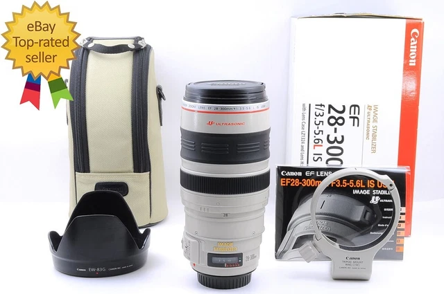 [ Mint Canon Ef 28-300mm F/3.5-5.6L Is USM Se Téléporter Zoom Lentille De Japon