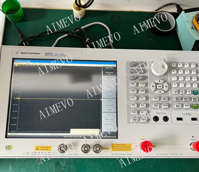 Keysight Agilent E5061B 100kHz-3GHz 50 ohm Network Analyzer opt:3L5,005