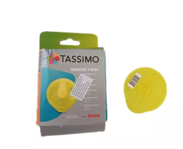 Bosch Tassimo Nettoyage Disque T Jaune Vivy Amia Suny Fidelia + 17001490