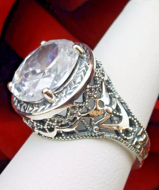 White CZ Ring, Broadway Vintage Jewelry, US SELLER-Giftwrapped