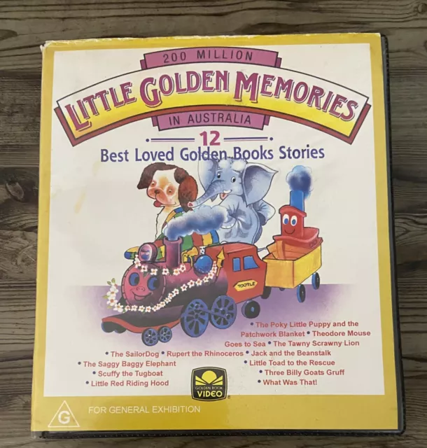 AU　$9.00　PicClick　LITTLE　BOOKS　Golden　VHS　GOLDEN　Set　Little　Memories