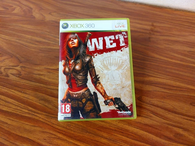 Jeu XBOX 360 WET (Complet, Version FR) - Édité Par Bethesda - Classification PEGI 18 - Bon état