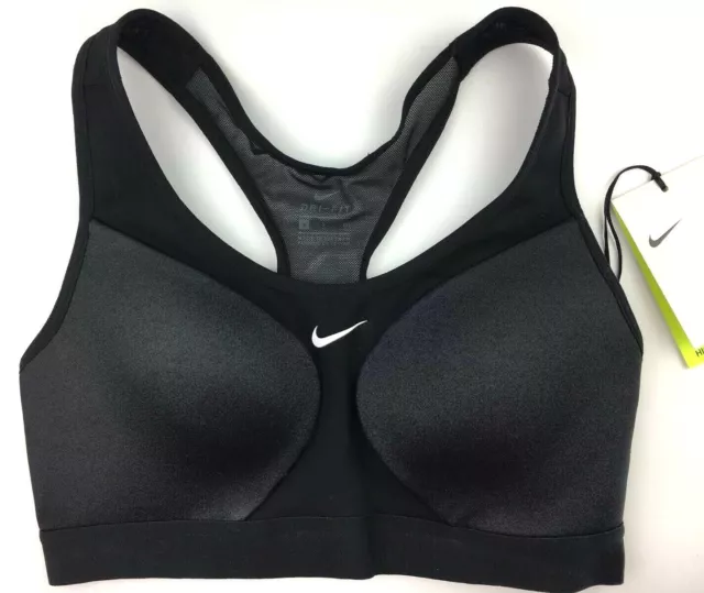 Nike High Support Motion Adapt 2.0 City Sports Bra Size Small Black BNWT