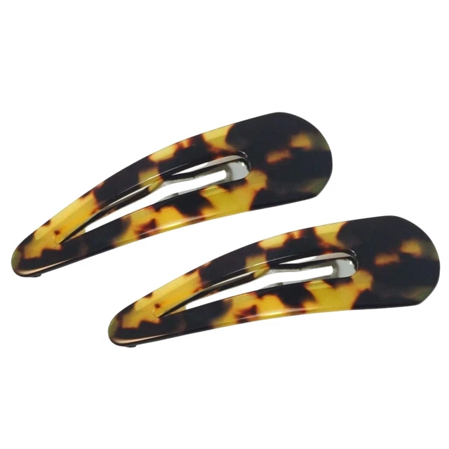 Copy of French Amie Clic Clac Opera Handmade Cellulose Large Snap Hair Pin Clips