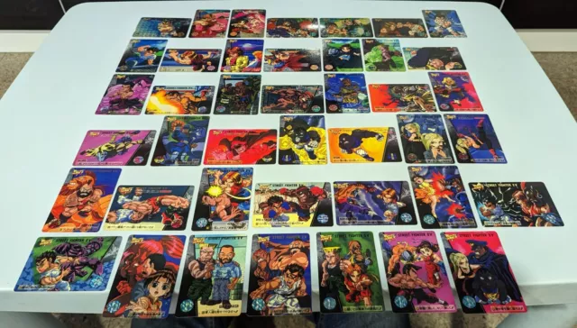Carddass Street Fighter II V complete set Bandai