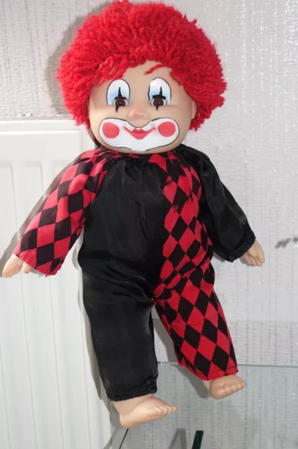 VINTAGE GÖTZ Puppe Cabbage Patch Clown SEHR SELTEN  ca.40cm