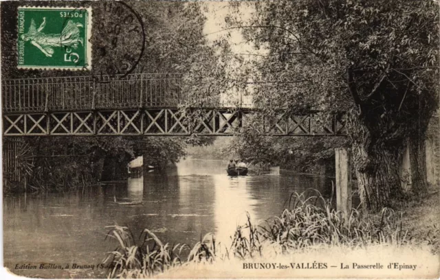 CPA Brunoy La Passerelle d'Epinay (1349788)