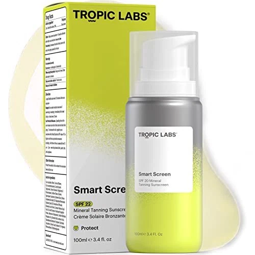 Smart Screen Mineral Tanning Sunscreen SPF 22 - Zinc Oxide Reef Safen