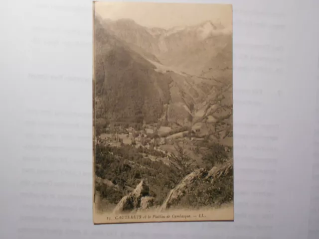 AK Cauterets et le Plateau de Cambasque, vermutl um 1910, beschriftet (102)