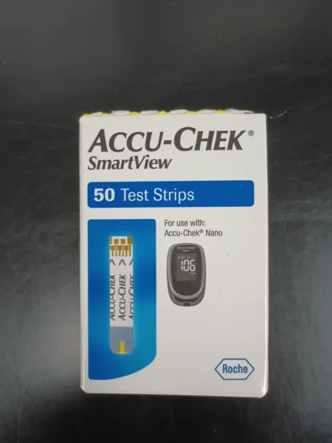 Tiras reactivas ACCU-CHEK Smart View Nano, 50 quilates caducidad 31/01/24