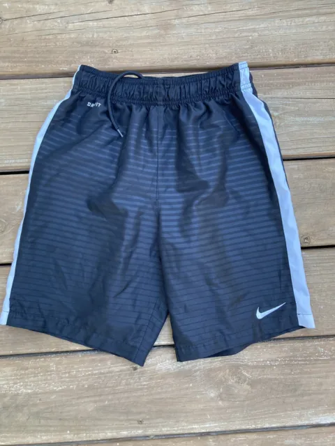 Nike Max Graphic Woven Soccer Shorts Youth Size L  645925-010 Black