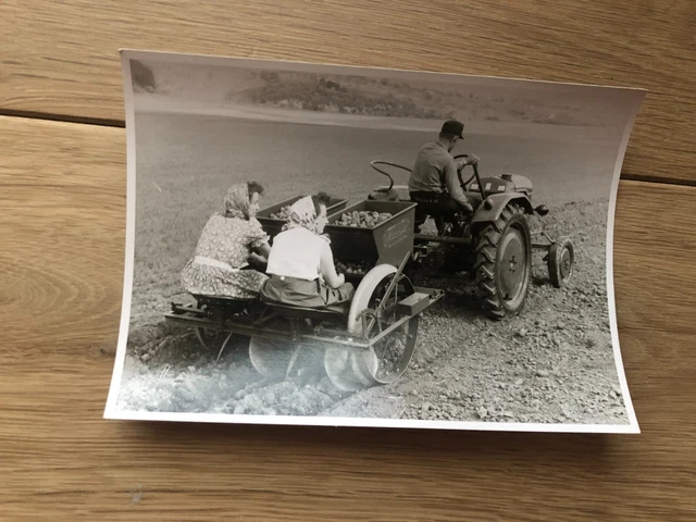Deutz F1L 612 tractor + Werksfoto / factory picture + 1950er Jahre Deutz F1L 612 tractor + Werksfoto / factory picture + 1950er Jahre