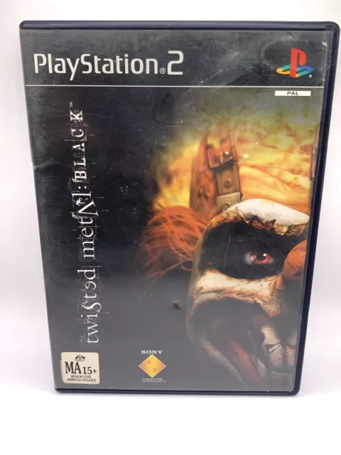TWISTED METAL BLACK NO Manual - Sony PS2 PlayStation 2 Games PAL