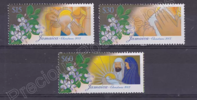 Jamaica Mnh Stamp Set 2003 Christmas Sg 1036-1038