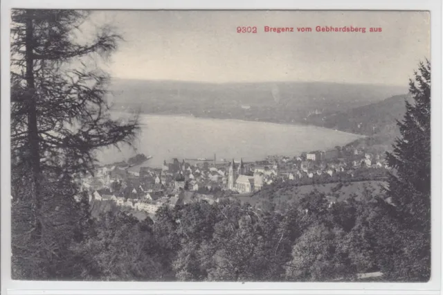 AK Bregenz vom Gebhardsberg, 1910