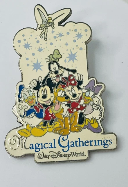 Disney Magical Gathering Mickey Minnie Tinker Bell Donald Daisy Pin Trading