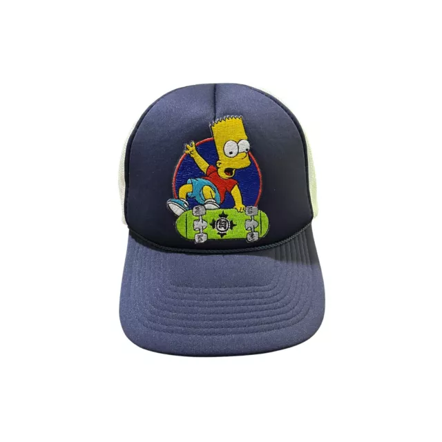 Bart Simpson Skateboard Snapback Trucker Mesh Back Embroidered Patch Hat