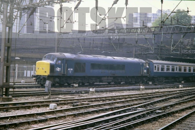 35MM SLIDE BR British Rail Diesel Loco Class 45 45126 Bham New St 1984 ...
