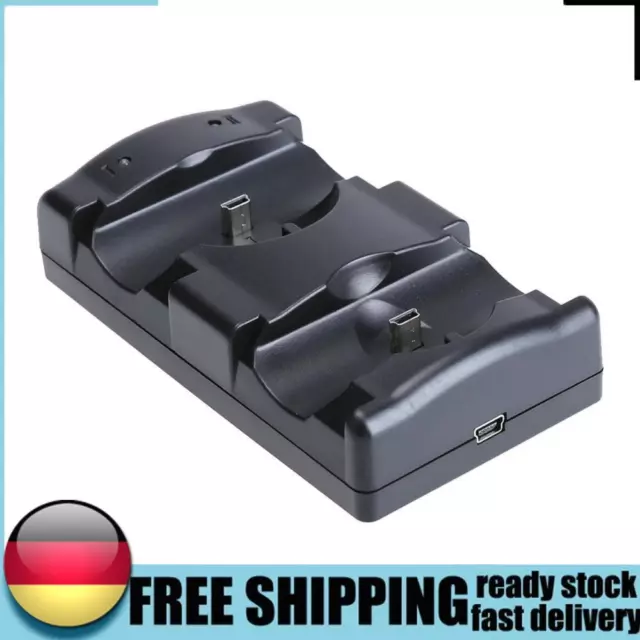 Charging Stand Dual Charger Stand Dock for PS3/PS3 Move Wireless Controller DE