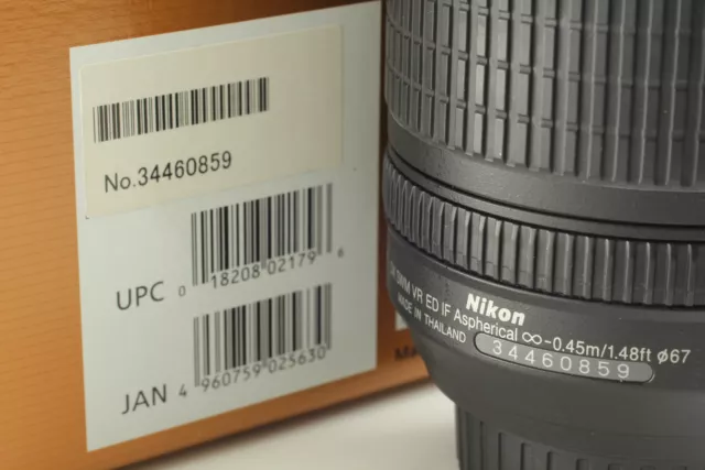 [ Casi Nuevo ] Nikon Af-s Dx Nikkor 18-105mm F/3.5-5.6 G Ed VR Zoom Lente Japón 3