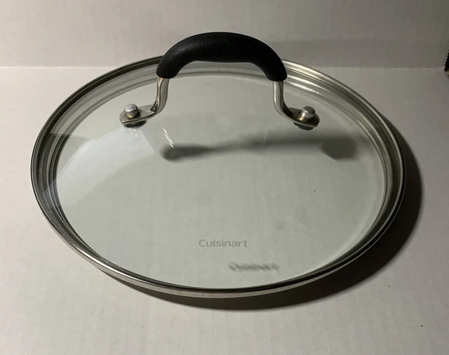 Cuisinart Rubber Handle Glass Replacement Lid 8 1/2 see description