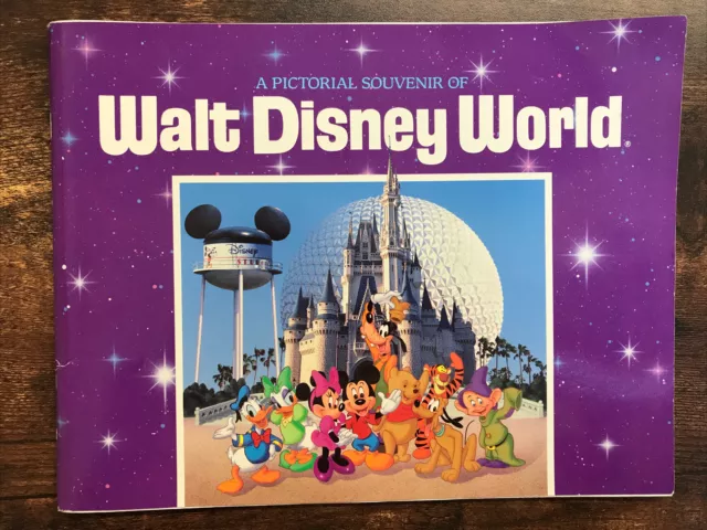 Pictorial Souvenir of Walt Disney World Vintage Paperback Book Booklet