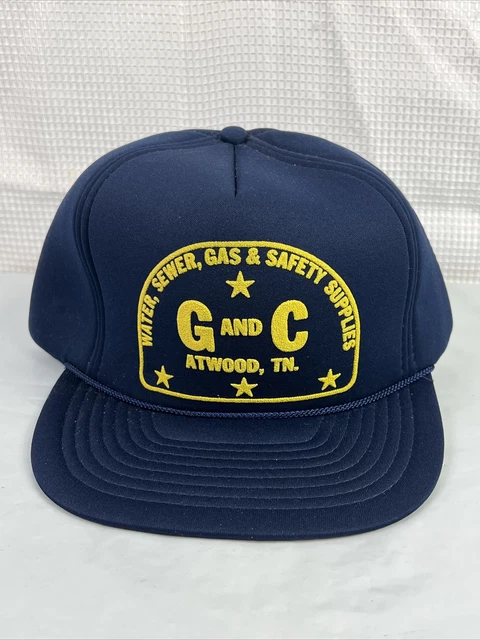 Atwood Tennessee 1980’s G And C Hat Water Sewer Gas Safety Hat Never Worn WOW