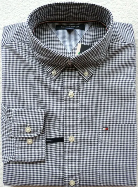 Tommy Hilfiger Men's Plaid Button Down Shirt Size: XL