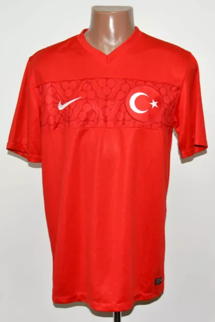 Turkey National Team 2018/2020 Home Football Shirt Jersey Nike Size L