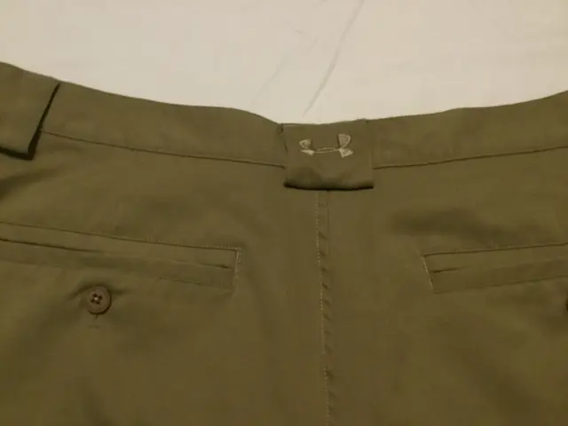 Pantalones cortos de golf para hombre Under Armour UA Match Play cebada caqui bronceado 34 nuevos sin etiquetas