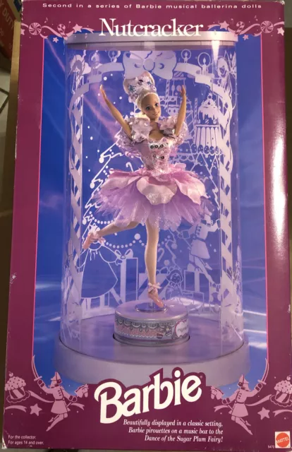 Barbie Musical Nutcracker Ballerina Doll Sugarplum Fairy 5472￼ VHTF