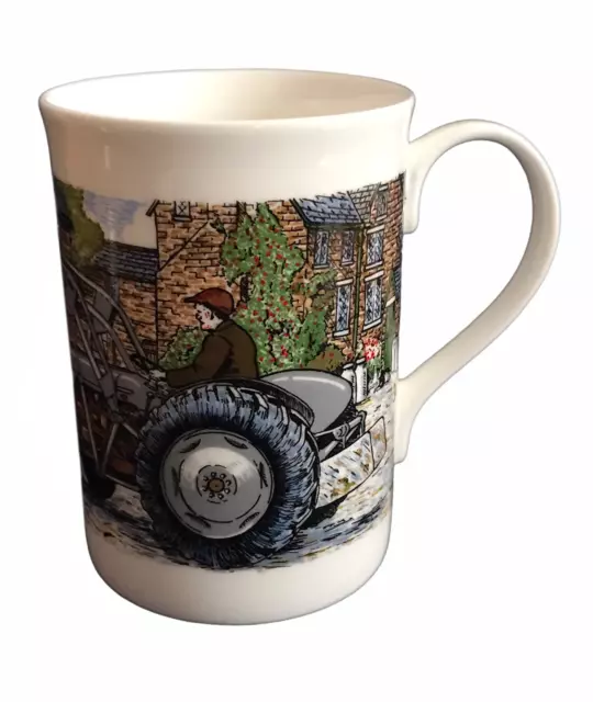 BN Vintage Grey Fergie Bone China Mug, Tractor Gift, Grey Ferguson Tractor mug