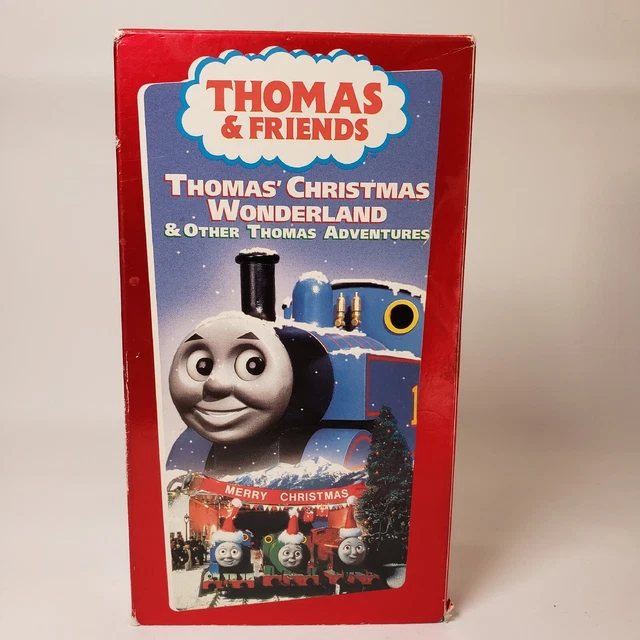 THOMAS & FRIENDS Christmas Wonderland VHS Video Tape Train Blue Tape