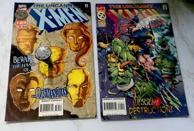 🔥Uncanny X-Men (1963) 1st Series # 332💥Pub 1996 by Marvel💥plus BONUS COMIC 💎