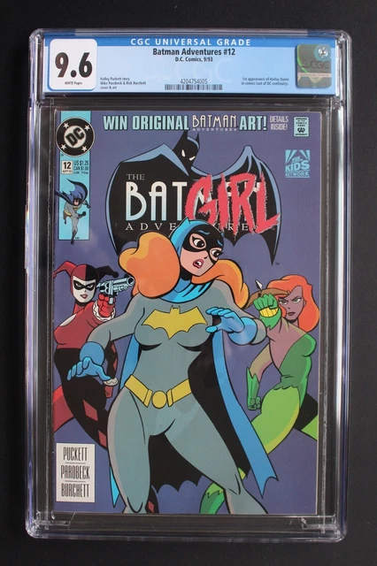 BATMAN ADVENTURES #12 1st HARLEY QUINN 1993 Batgirl Poison Ivy Catwoman CGC 9.6