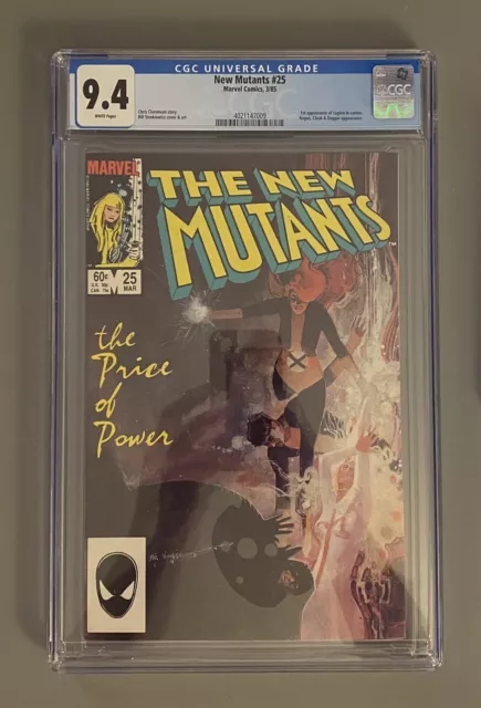 New Mutants #25 KEY 1st cameo Appearance Legion  (Marvel 1985) CGC 9.4 Key Issue