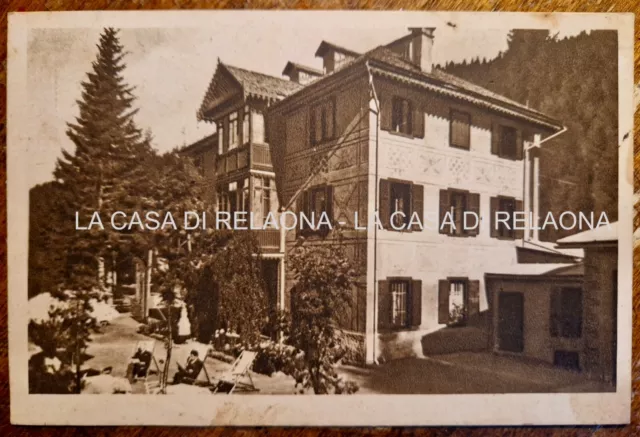 CARTOLINA VETRIOLO BAGNI  (Trento) Hotel Roma - ANNO 1935 - fp VG