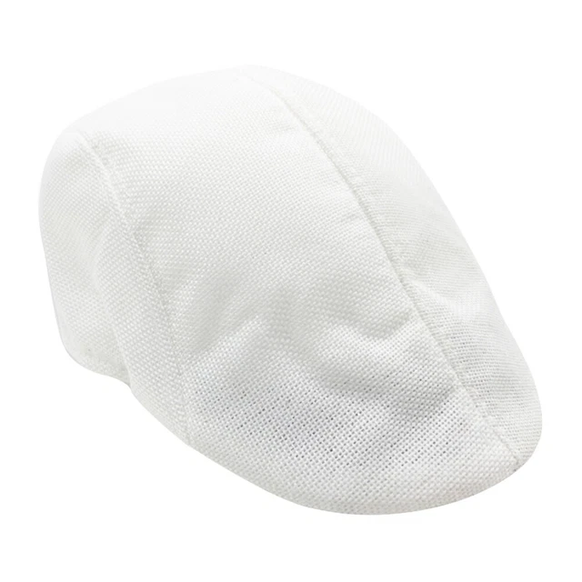 Cappello di lino uomo donna berretto newsboy cappello di lino cabbie cappello da guida britannico