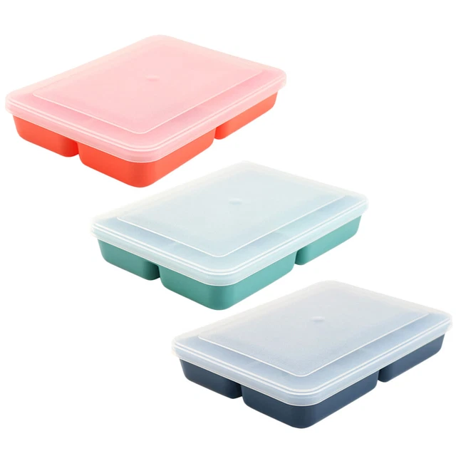 3 piezas contenedor Bento caja de almuerzo estudiante contenedor de bocadillos caja de almuerzo Bento niños